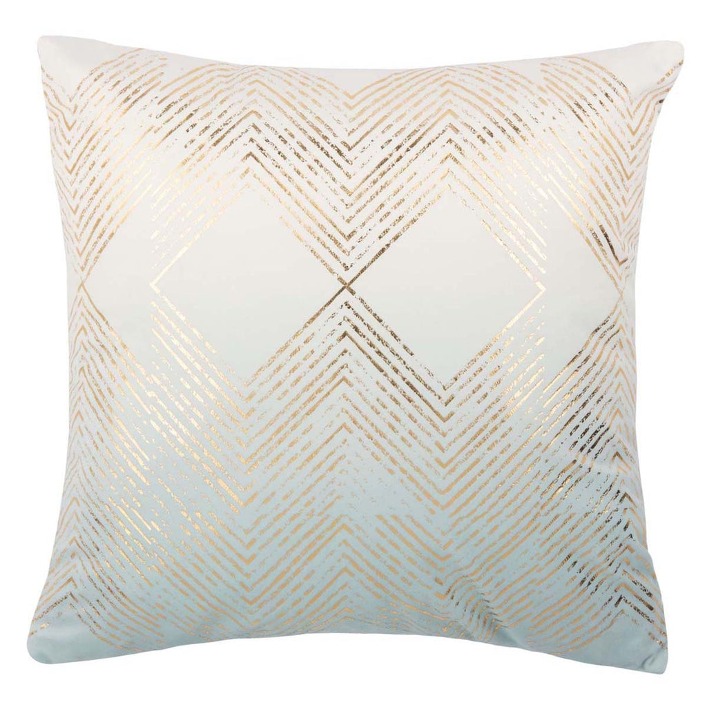 Safavieh Sarla Pillow - Seafoam/Gold