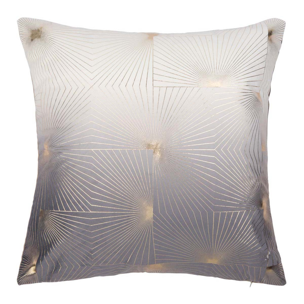 Safavieh Loran Pillow - Grey/Gold