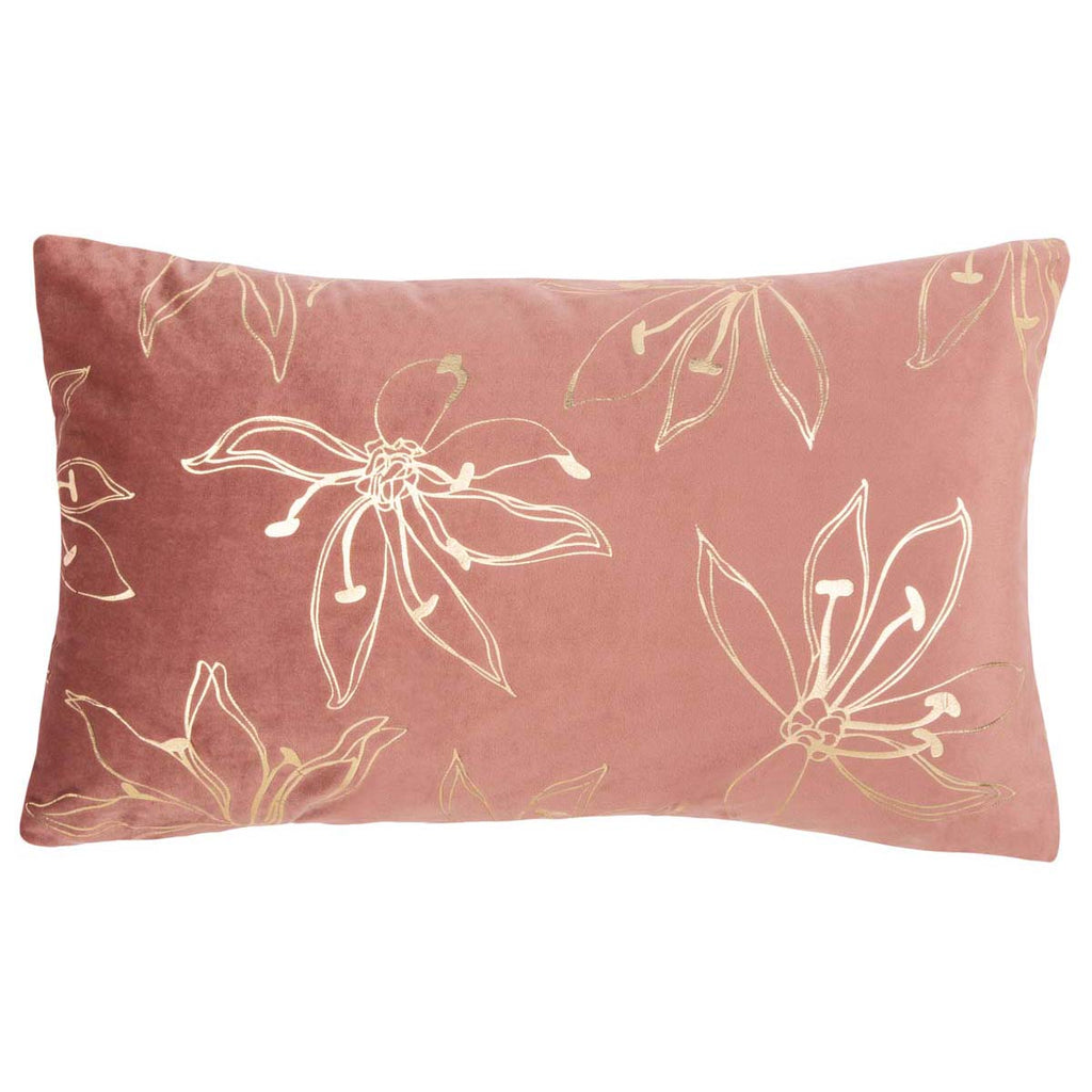 Safavieh Yari Pillow - Cranberry/Sand