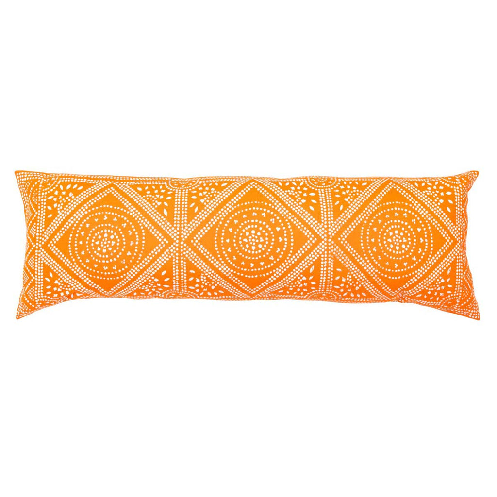 Safavieh Valenti Pillow - Orange/White