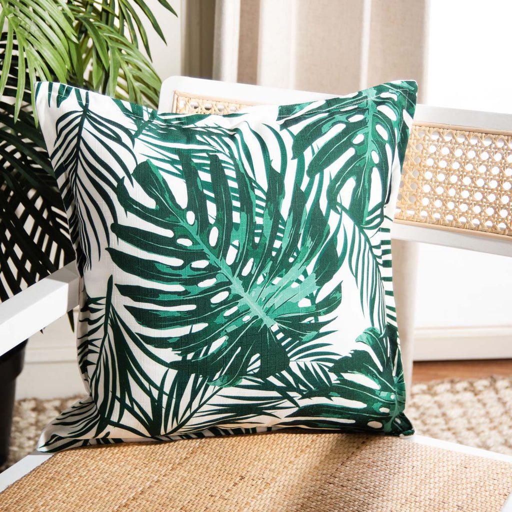 Safavieh Andala Pillow - Green/White