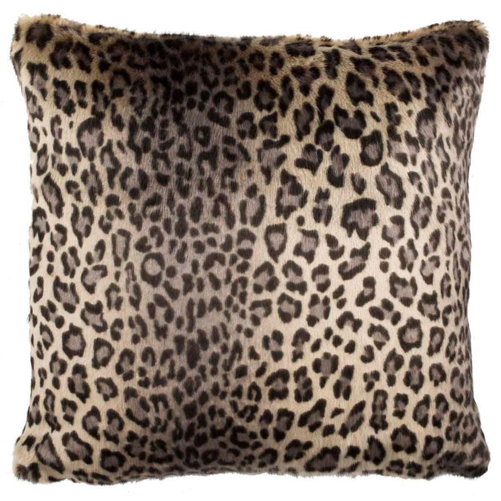 Safavieh Faux Black Leopard Pillow - Leopard