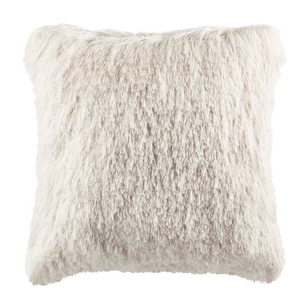 Safavieh Chic Shag Pillow - Ivory