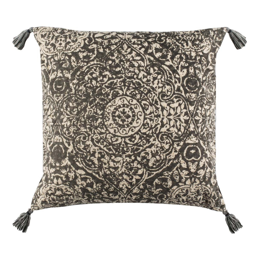 Safavieh Sidonia Pillow - Grey/Cream