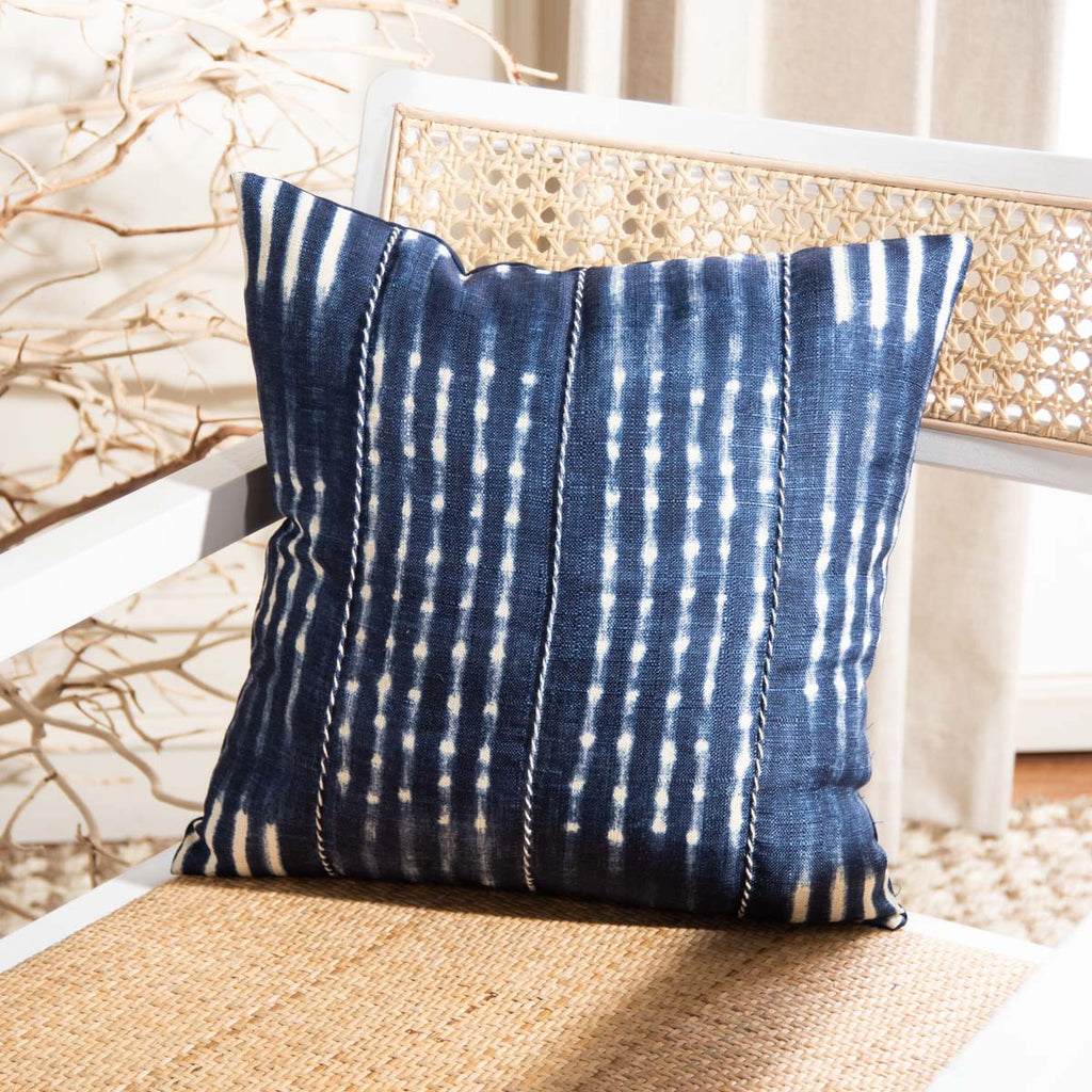 Safavieh Laurena Pillow - Blue/Cream