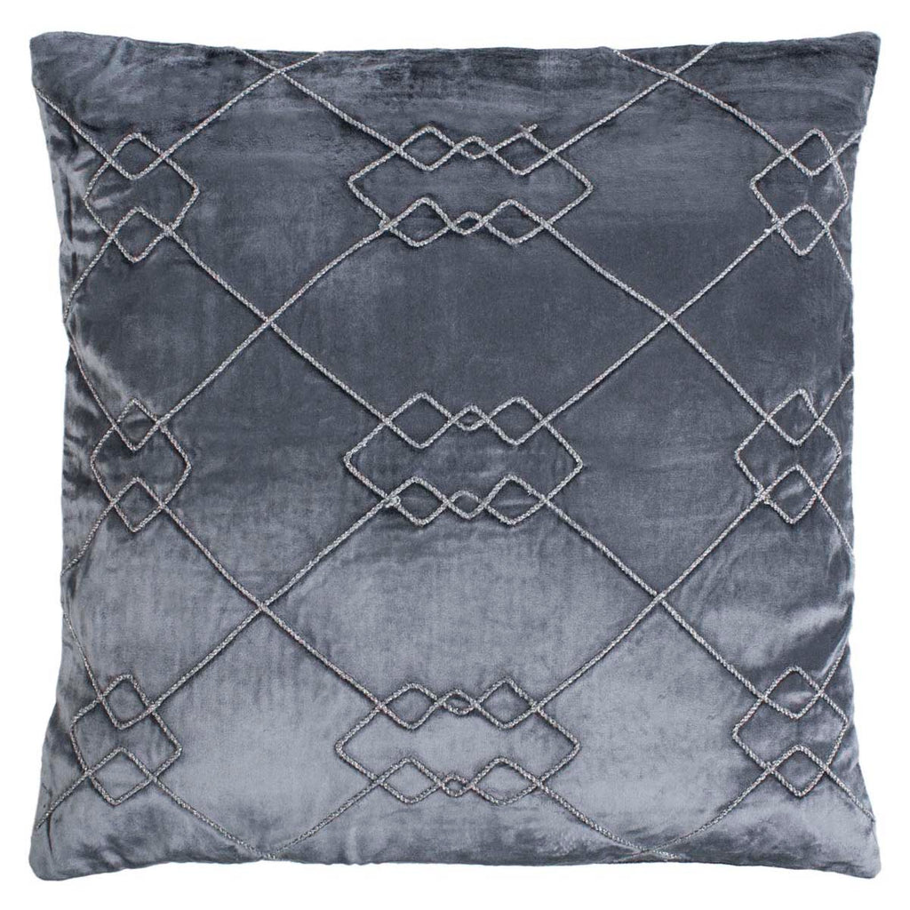 Safavieh Lucius Argyle Pillow - Dream Blue