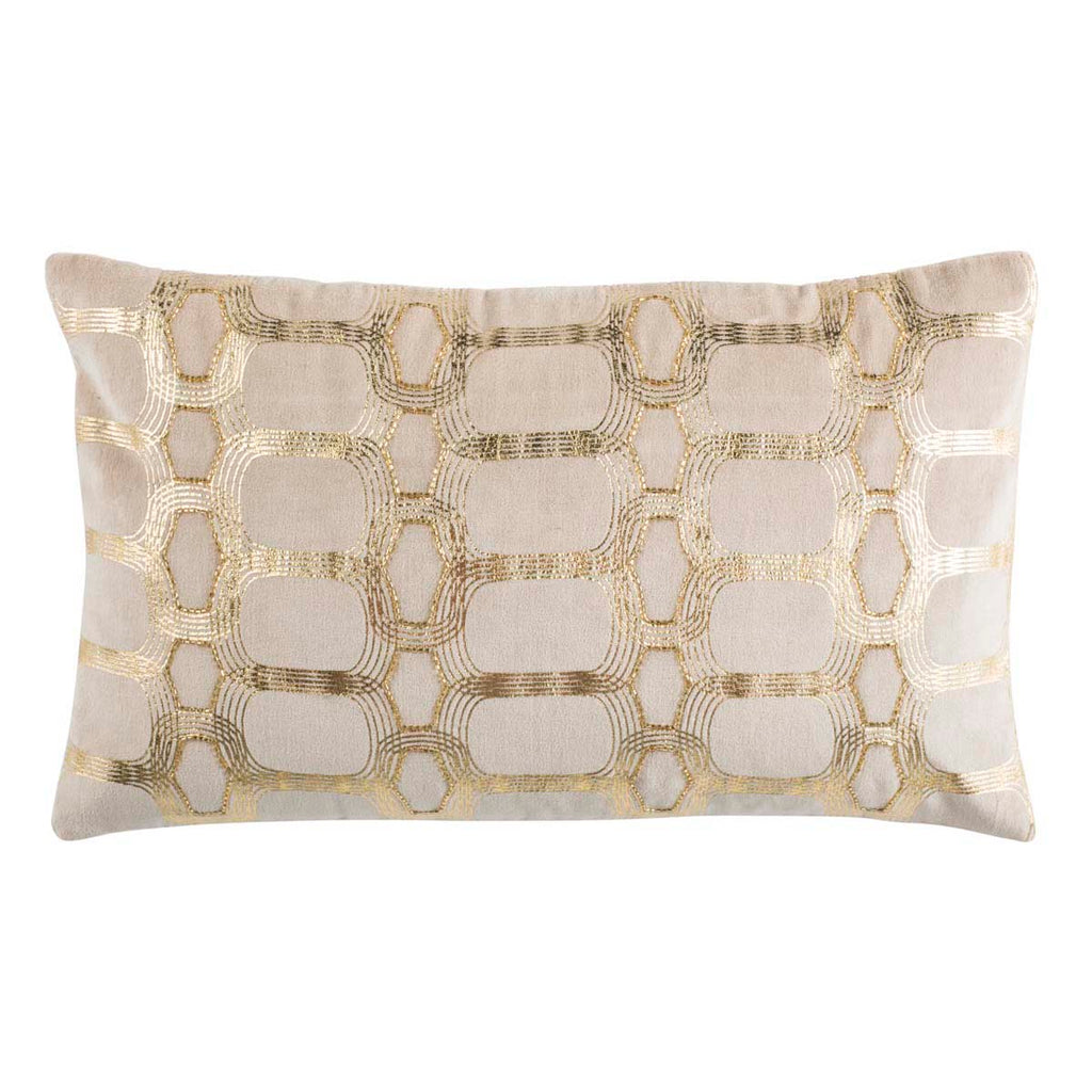 Safavieh Adalie  Pillow - Beige/Gold