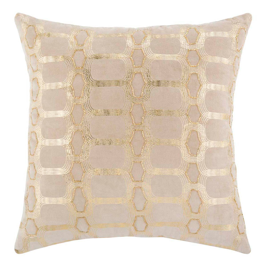 Safavieh Adalie  Pillow - Beige/Gold