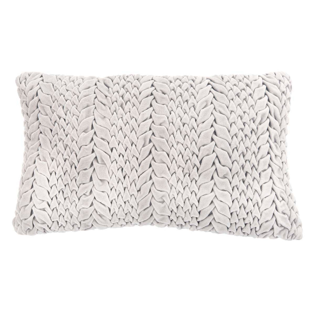 Safavieh Barlett  Pillow - Light Grey