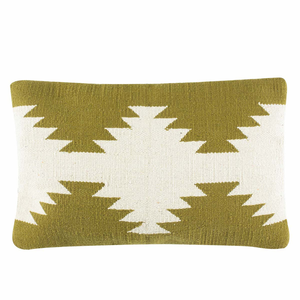 Haleigh Pillow | Safavieh - Beige/Green