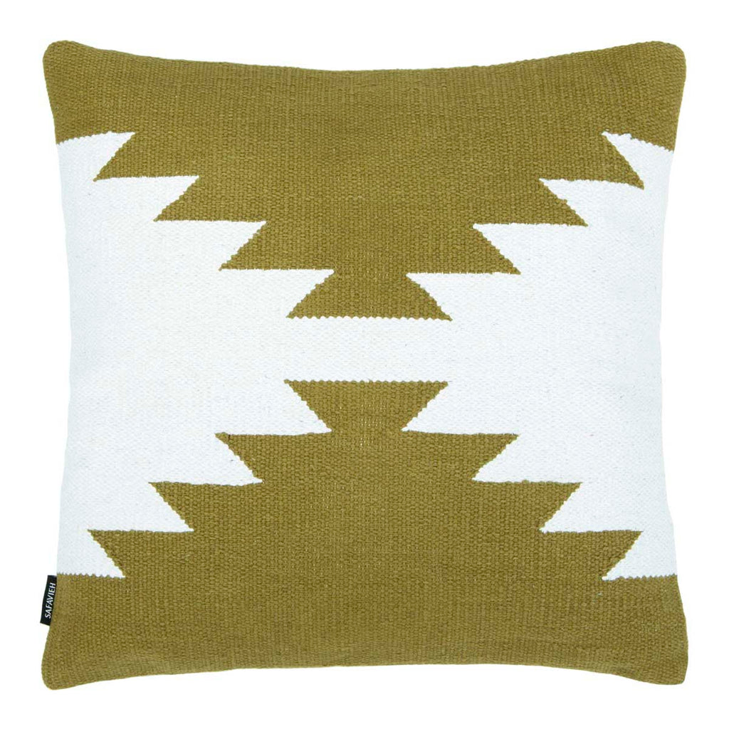 Haleigh Pillow | Safavieh - Beige/Green