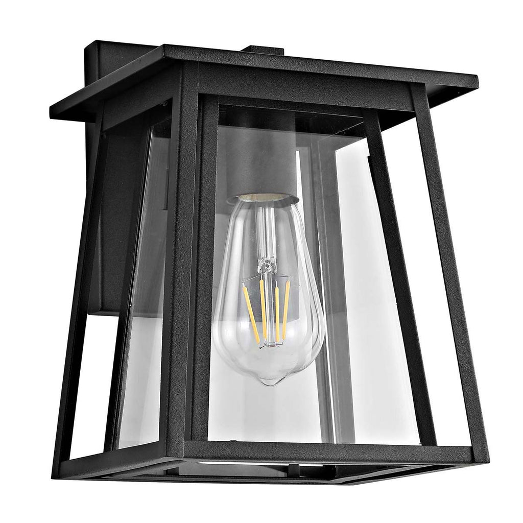 Safavieh Stern Outdoor Wall Lantern-Black