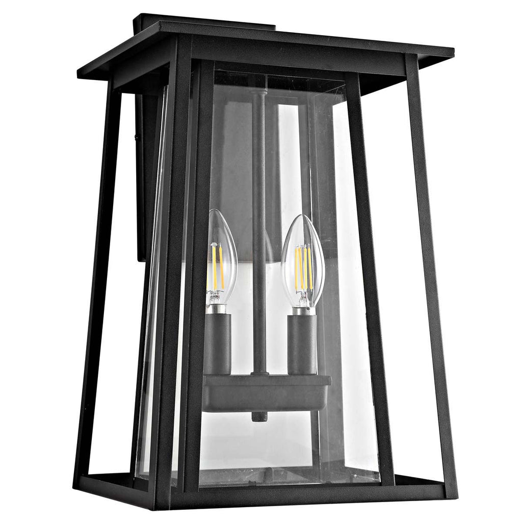 Safavieh Velza Outdoor Wall Lantern-Black