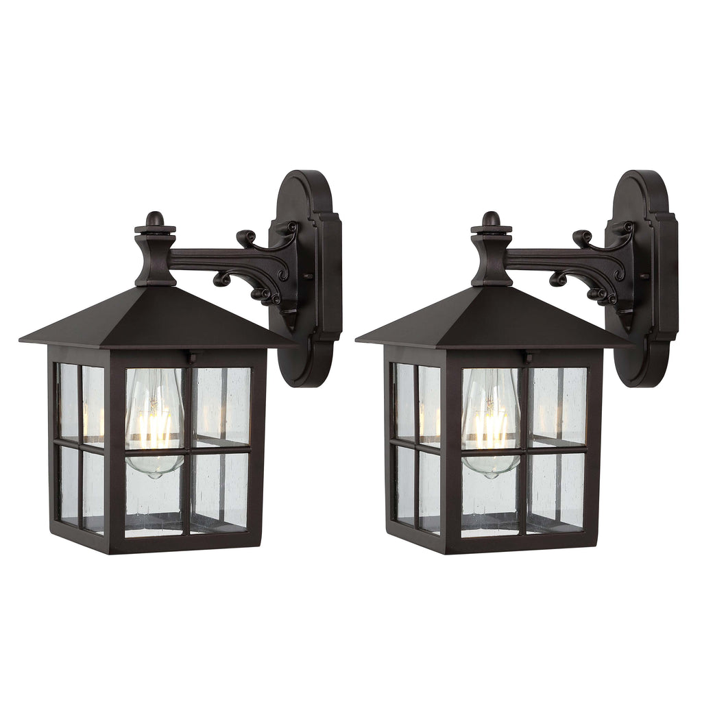 Safavieh Penryn Outdoor Wall Sconce - Black (Set of 2)