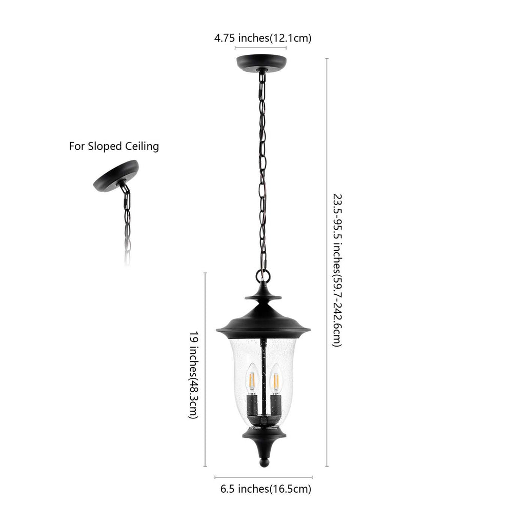 Safavieh Dowell Outdoor Pendant - Black