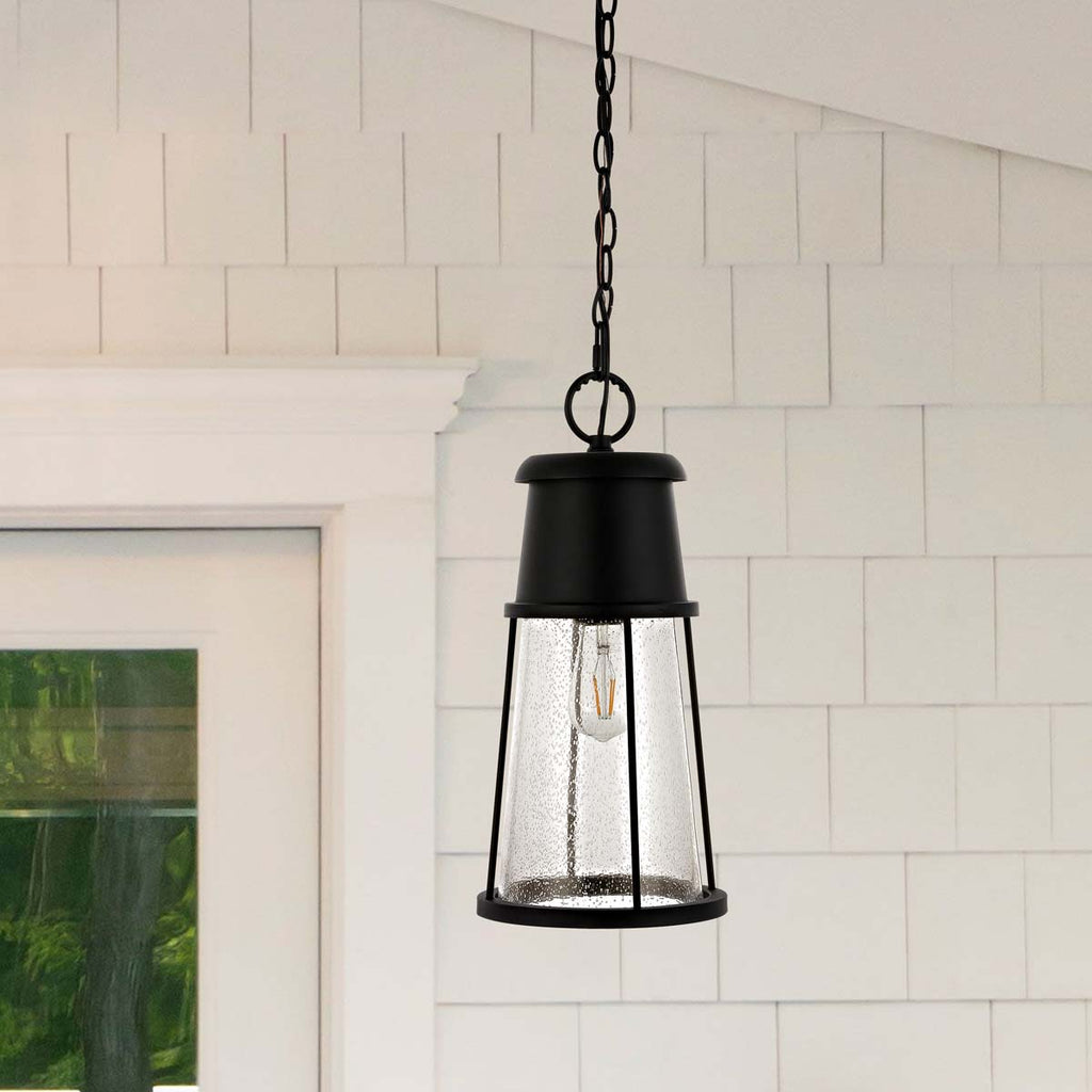 Safavieh Laela Outdoor Pendant/Black - Black