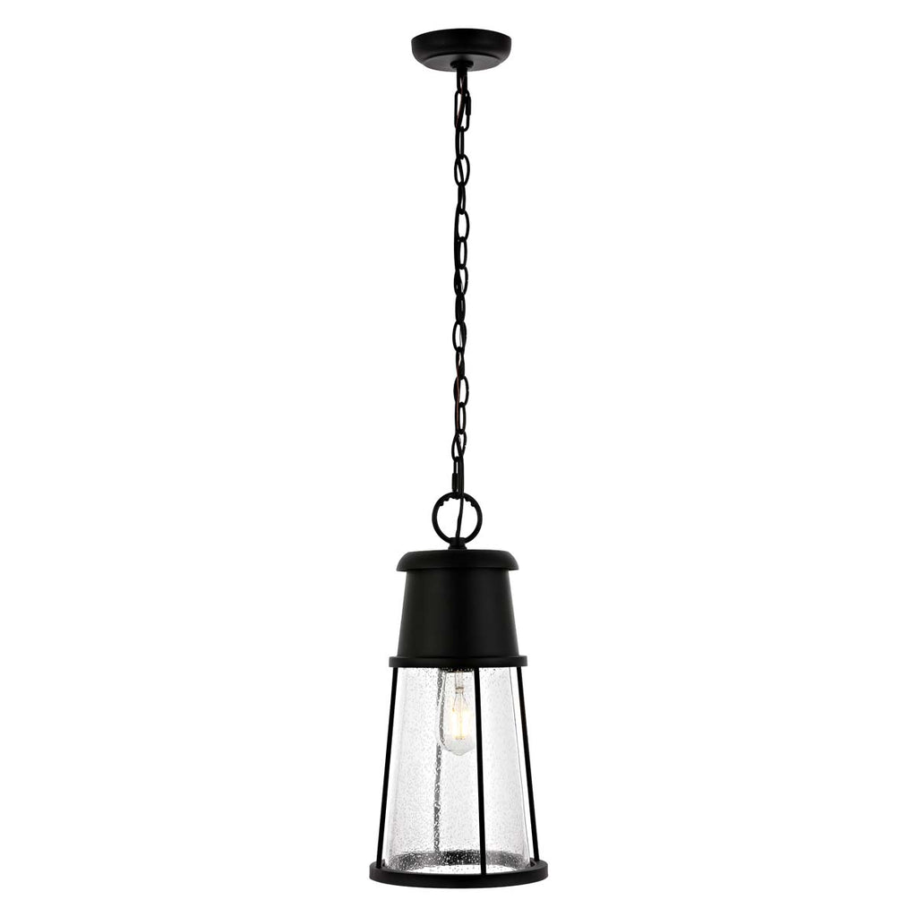 Safavieh Laela Outdoor Pendant/Black - Black