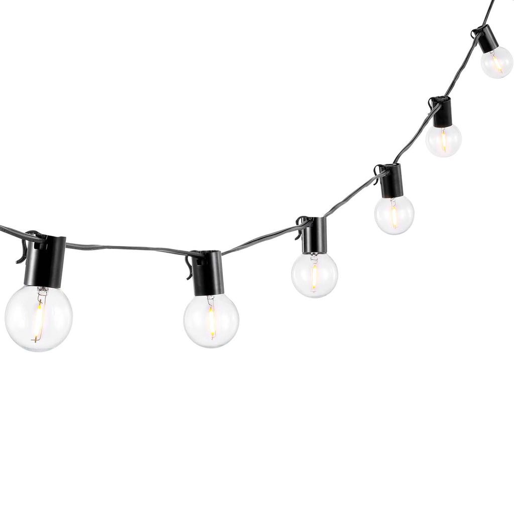 Safavieh Huron LED Outdoor String Lights - Black