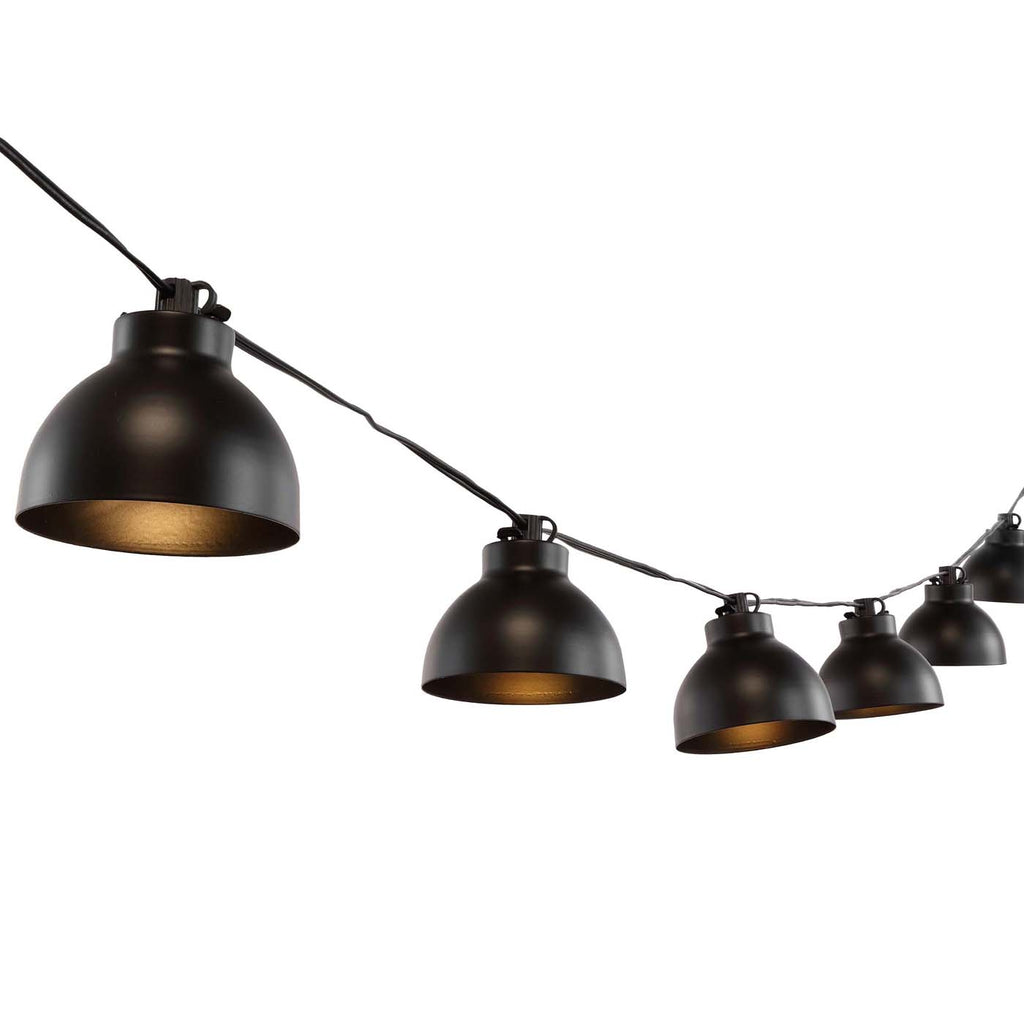 Safavieh Claudie LED Outdoor String Lights - Black