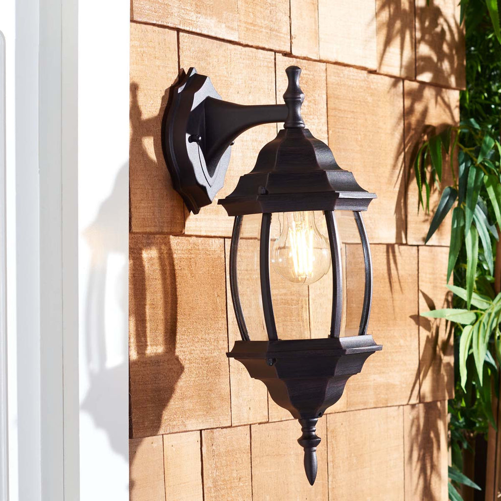 Safavieh Grazia Outdoor Wall Sconce - Oil Rubbed Bronze (Set of 2)