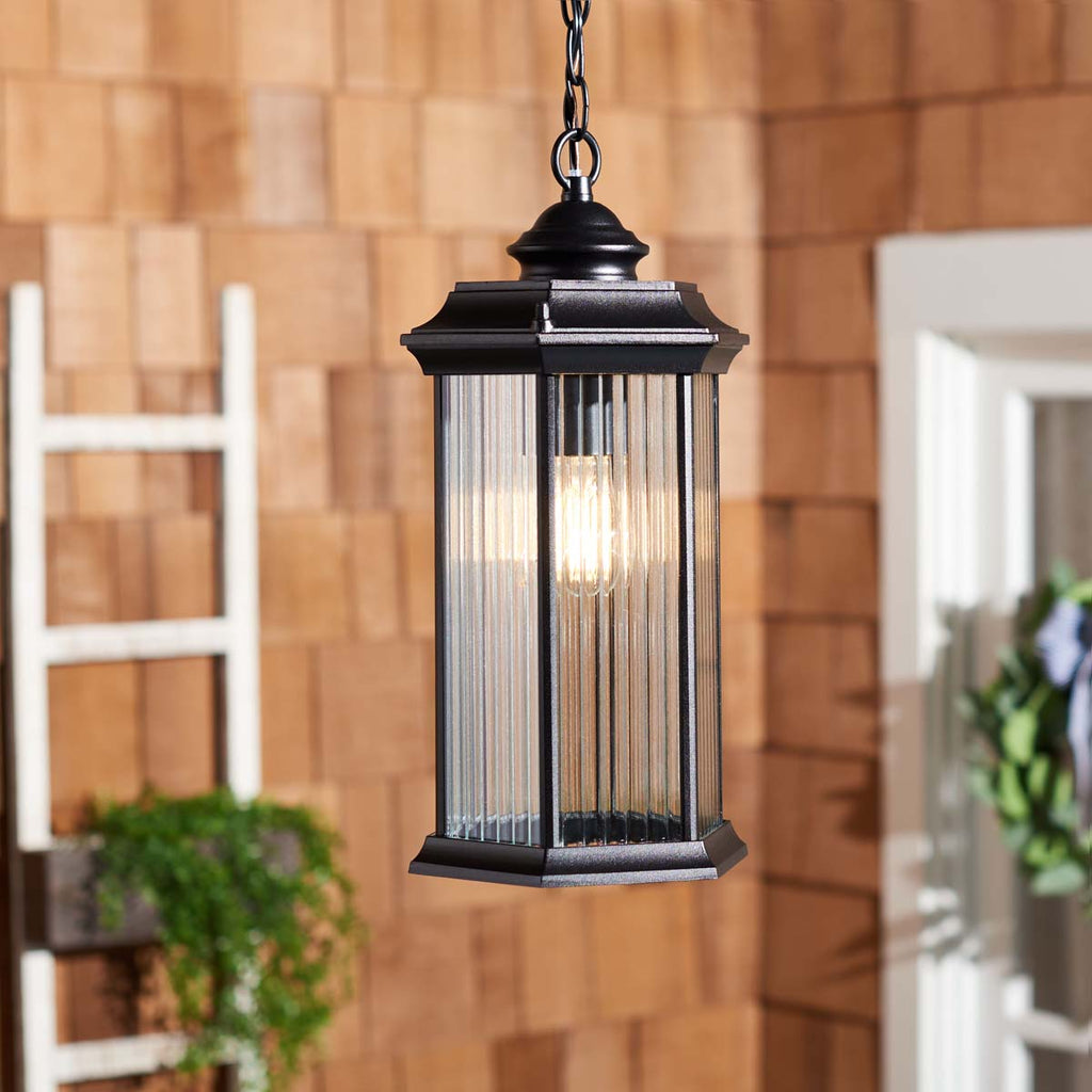 Safavieh Hylan Outdoor Pendant - Black