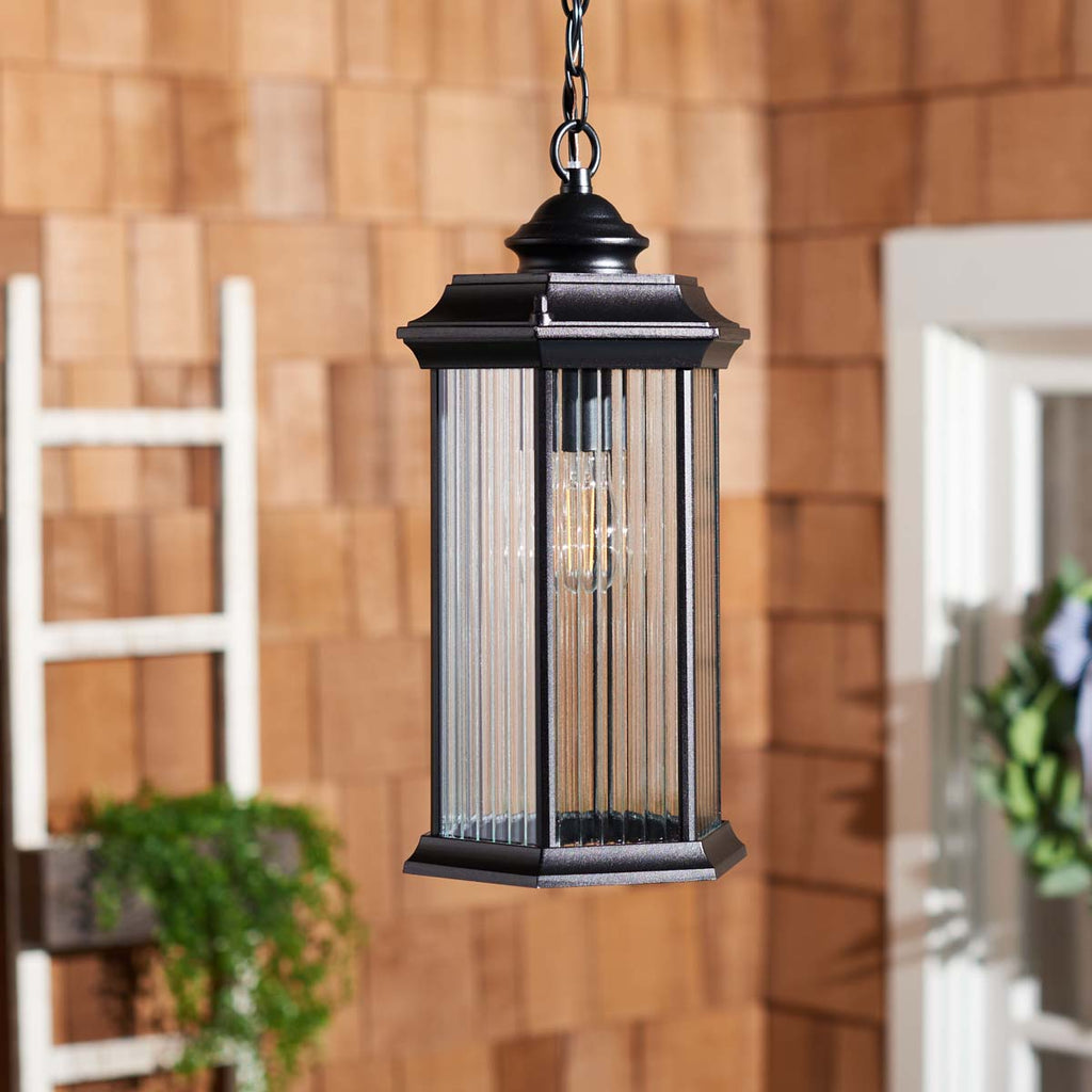 Safavieh Hylan Outdoor Pendant - Black