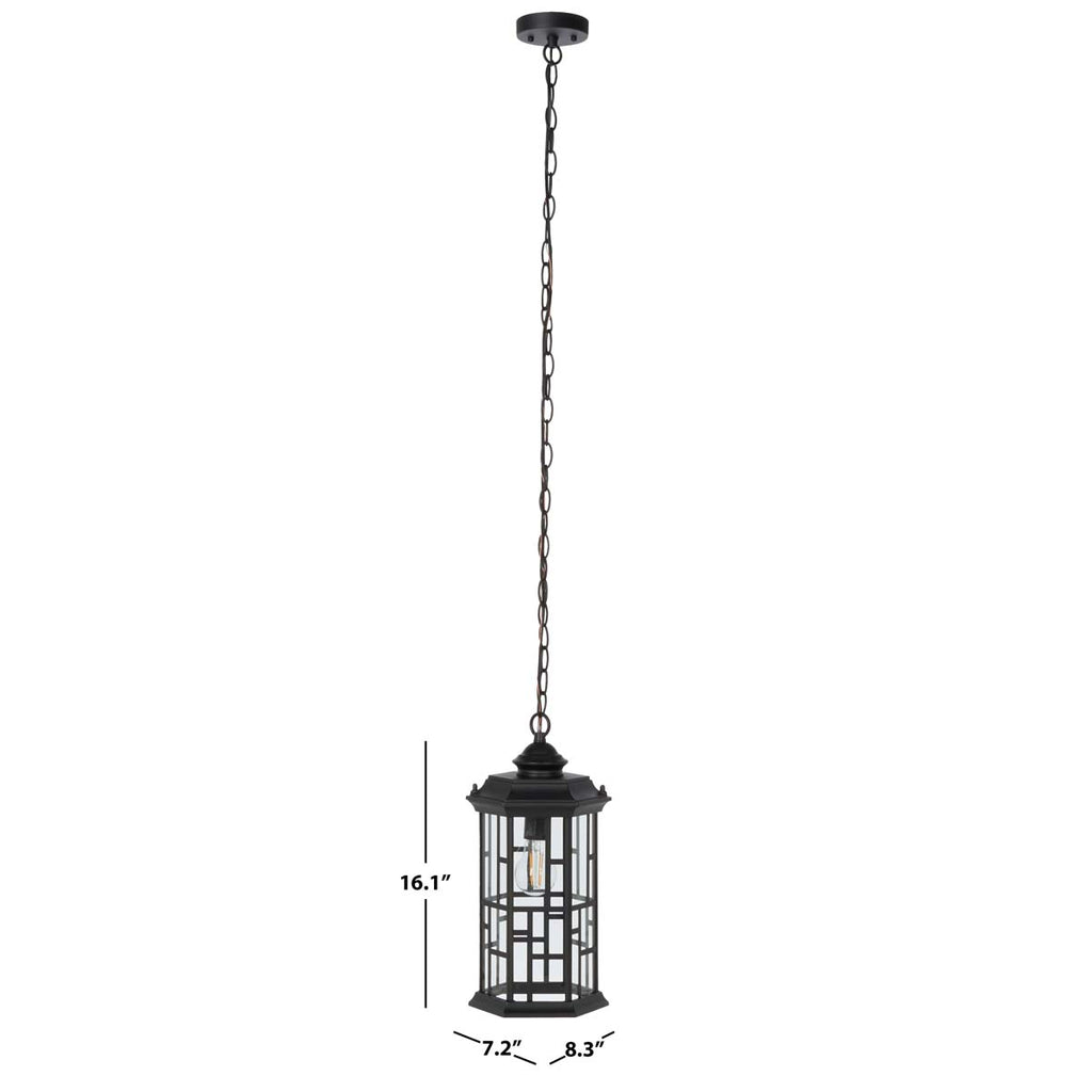 Safavieh Carwen Outdoor Pendant - Black