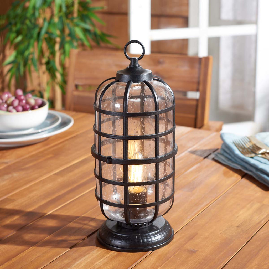 Safavieh Rigel Outdoor Table Lamp - Black