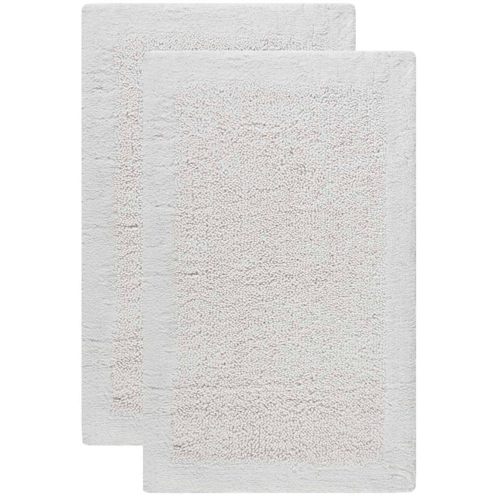 Safavieh Shadow Plush Bathmat  - White