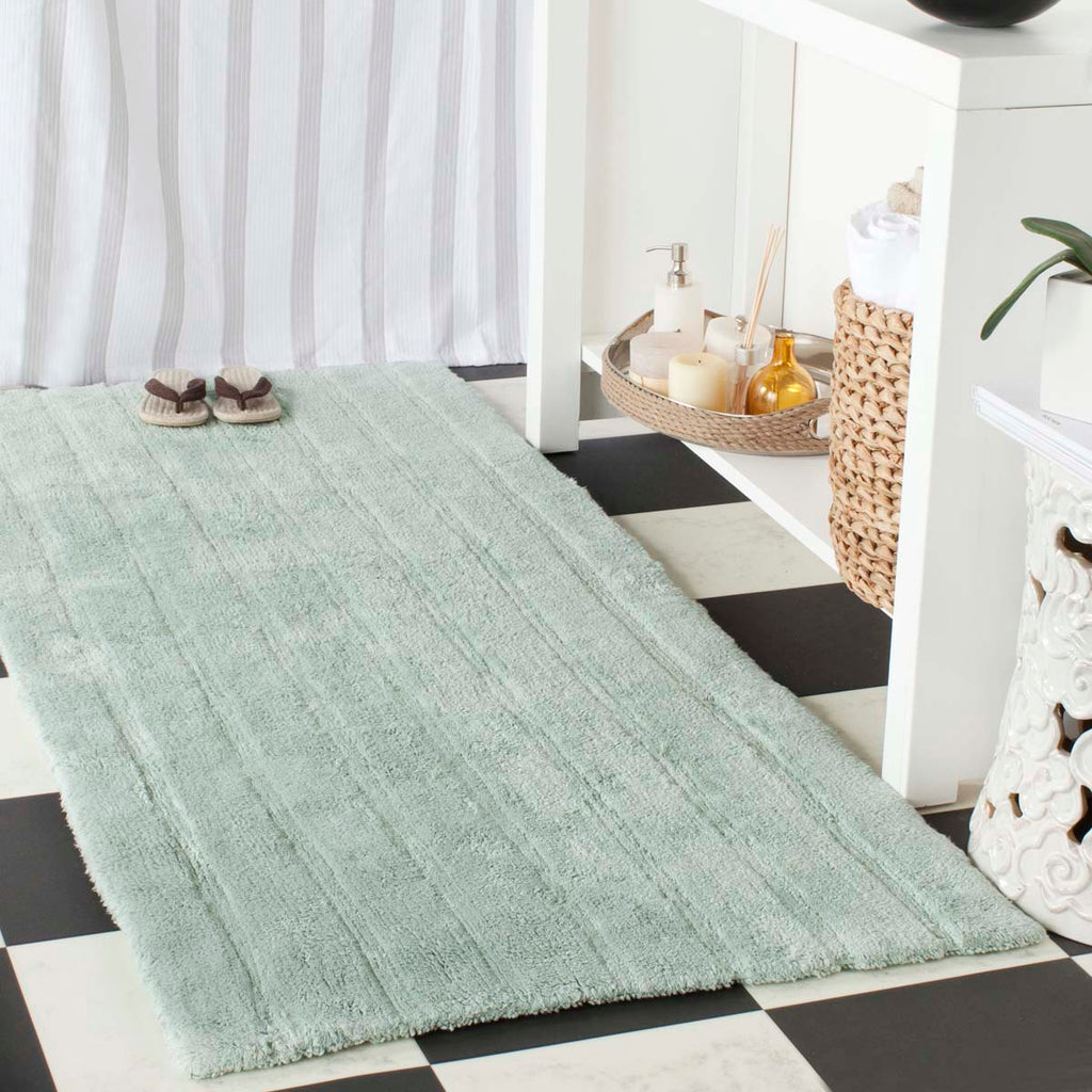 Safavieh Spa Stripe Tufted Bathmat - Aqua