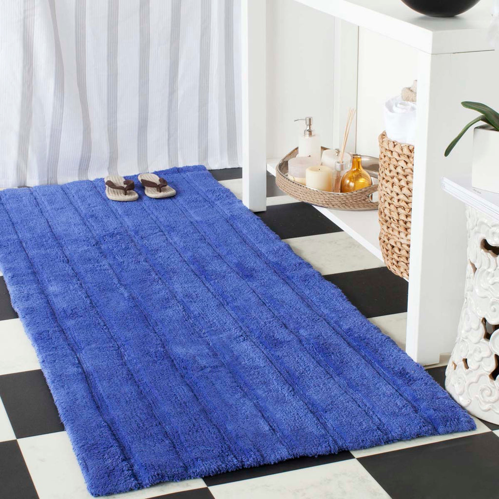 Safavieh Spa Stripe Tufted Bathmat - Indigo