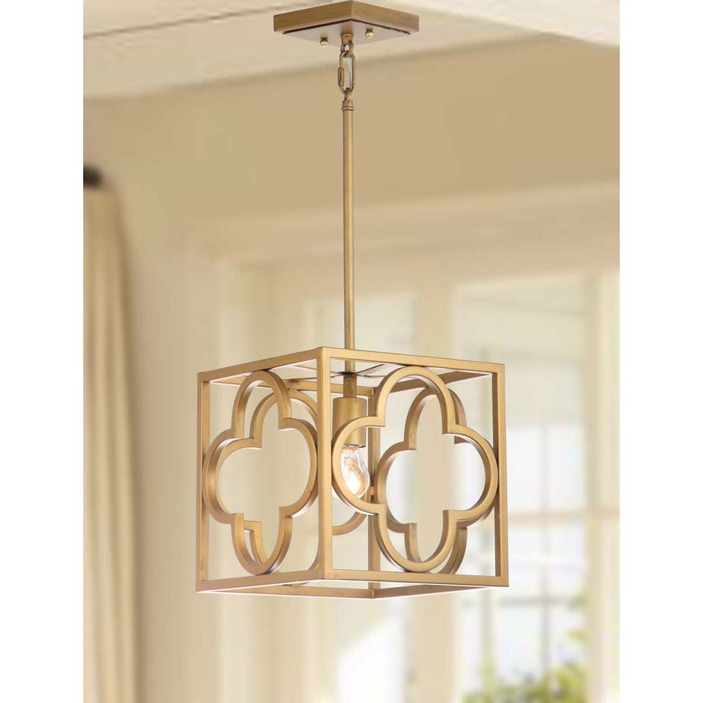 Safavieh Rabia Trellis Pendant-Gold