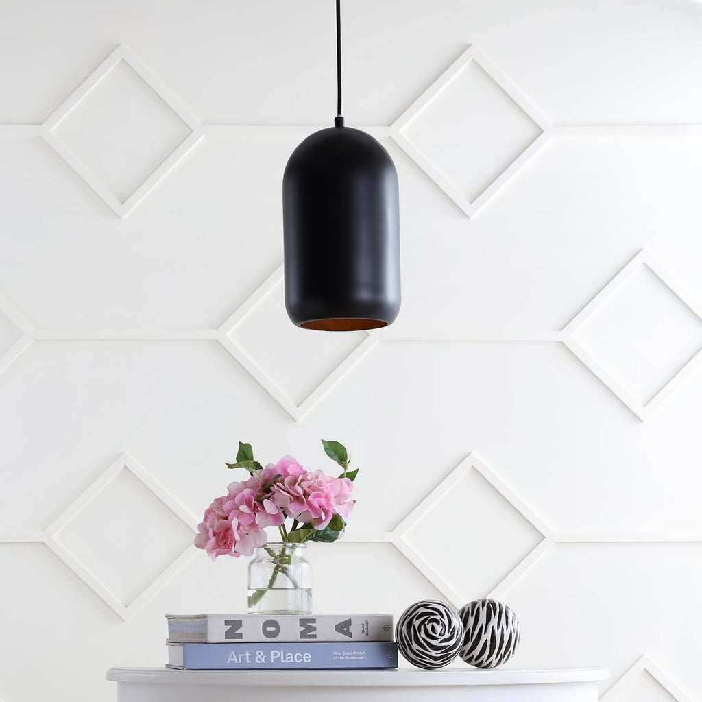 Safavieh Carisir Pendant-Painted Black