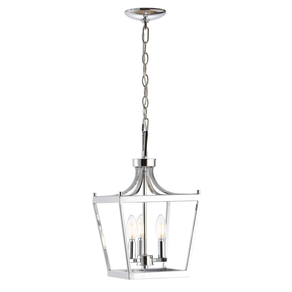 Safavieh Larton 3Lt Pendant-Chrome