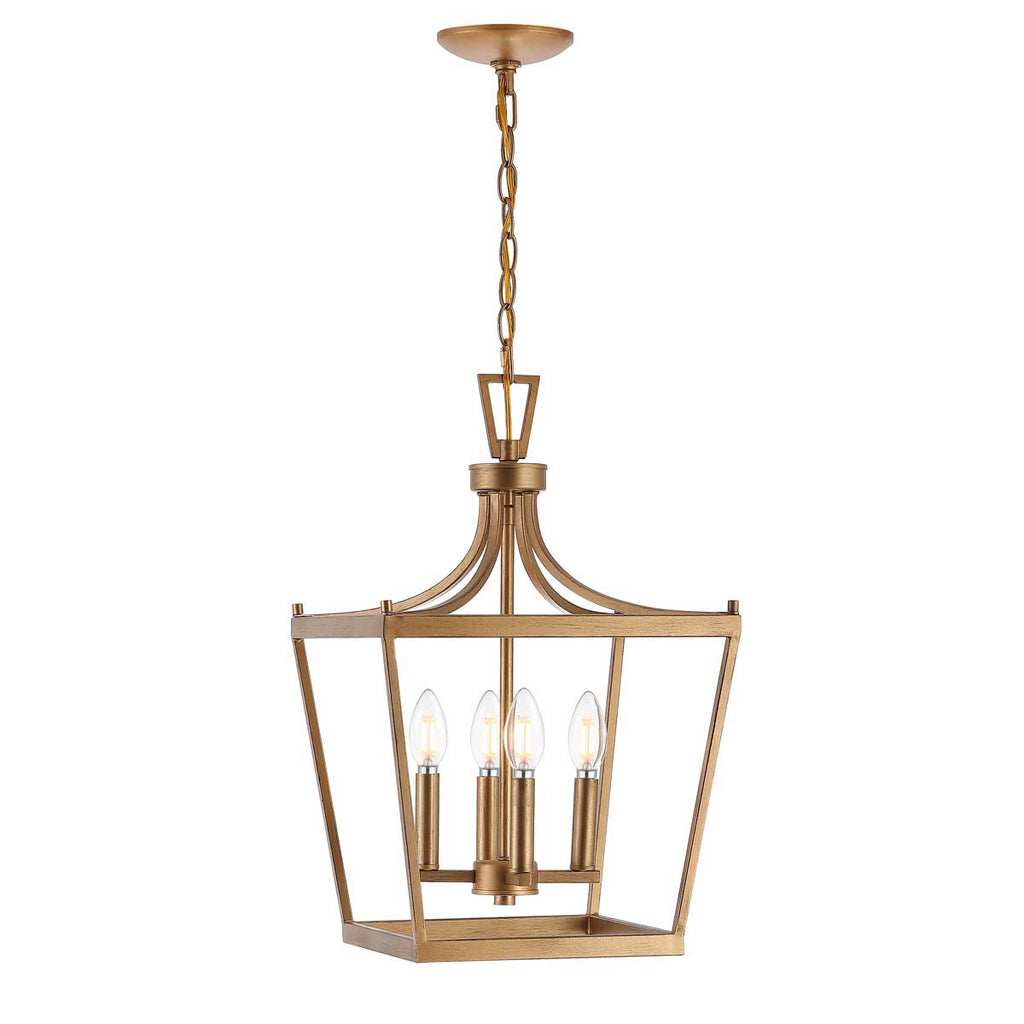 Safavieh Nichi 4Lt Pendant-Gold Painted