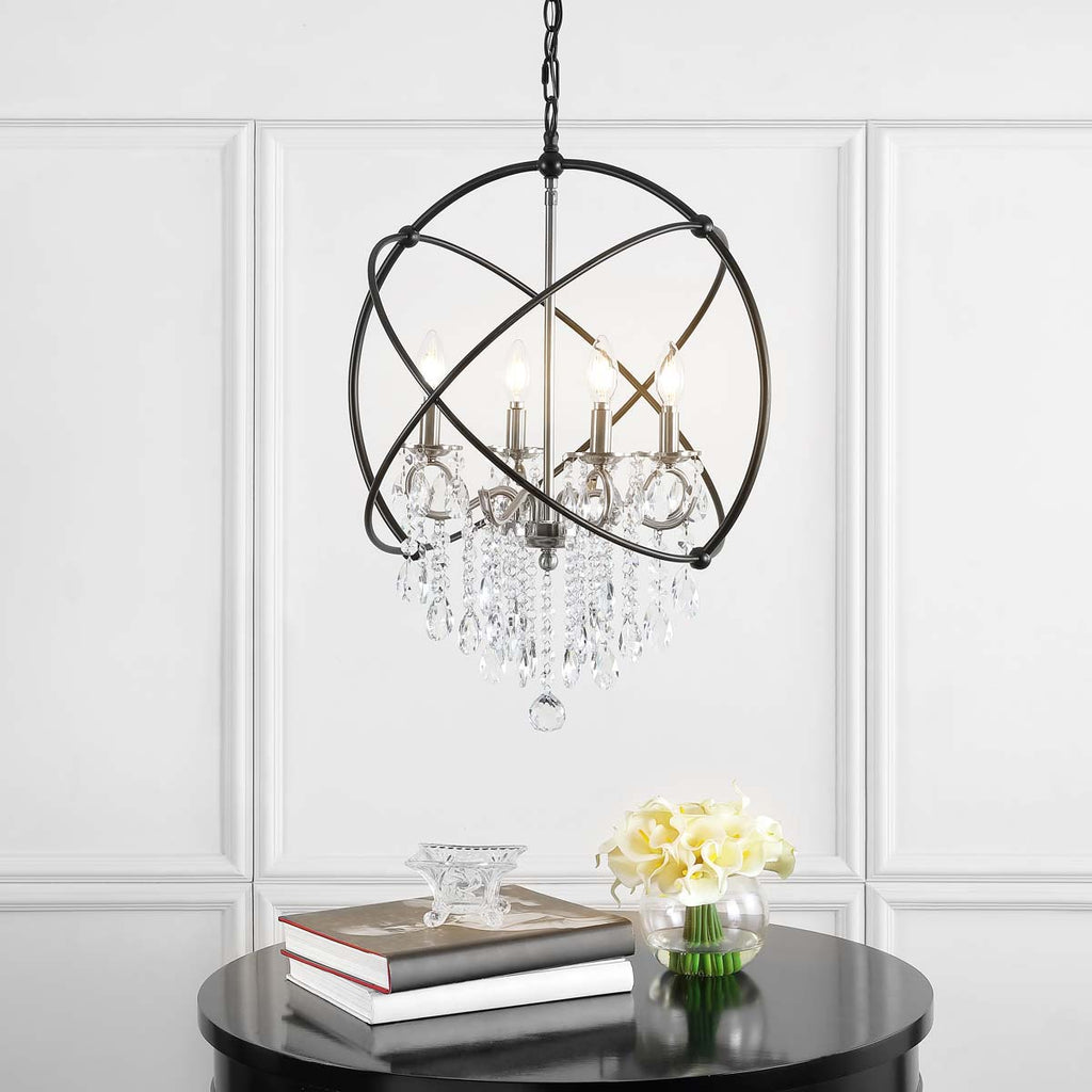 Safavieh Sabina Pendant-Nickel/Black