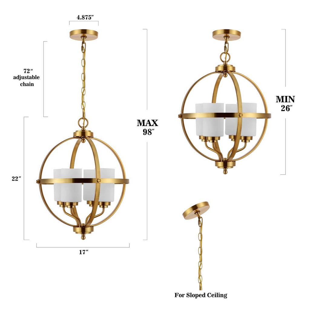 Safavieh Forler Pendant - Brass