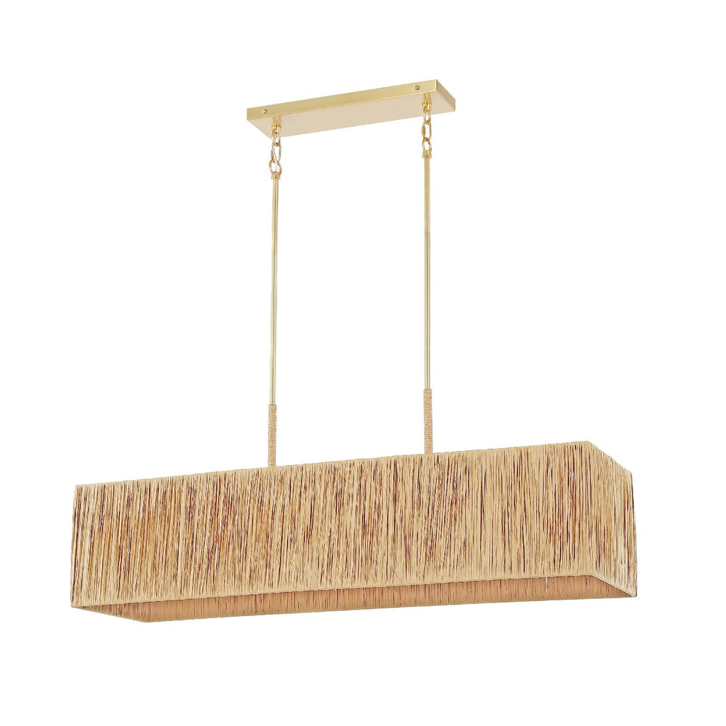 Safavieh Amangiri 5 Light Extendable Pendant - Natural / Gold