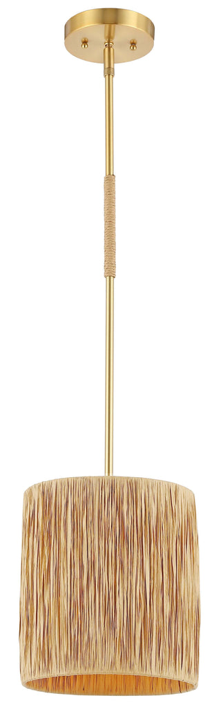 Safavieh Saija 9 Inch Extendable Pendant - Natural / Gold