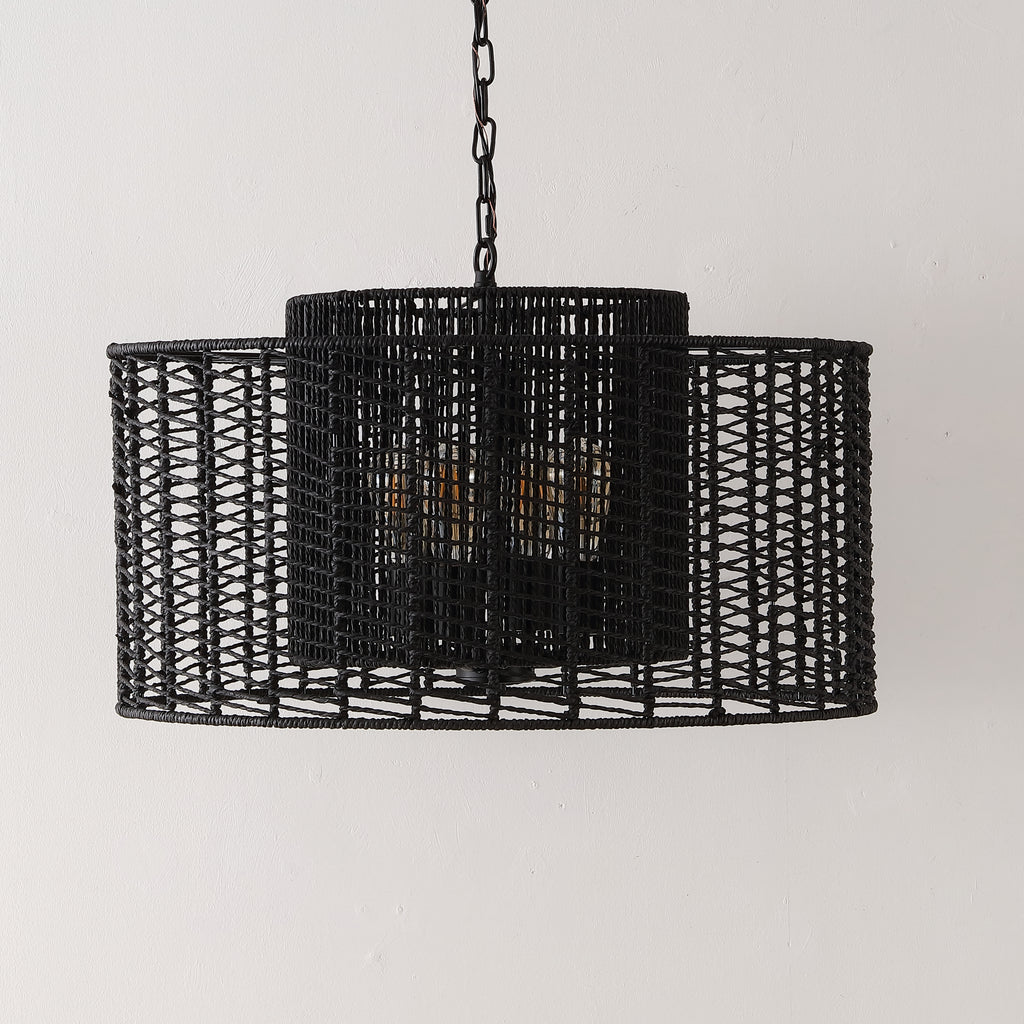 Safavieh Brynora 4 Light Extendable Pendant - Black