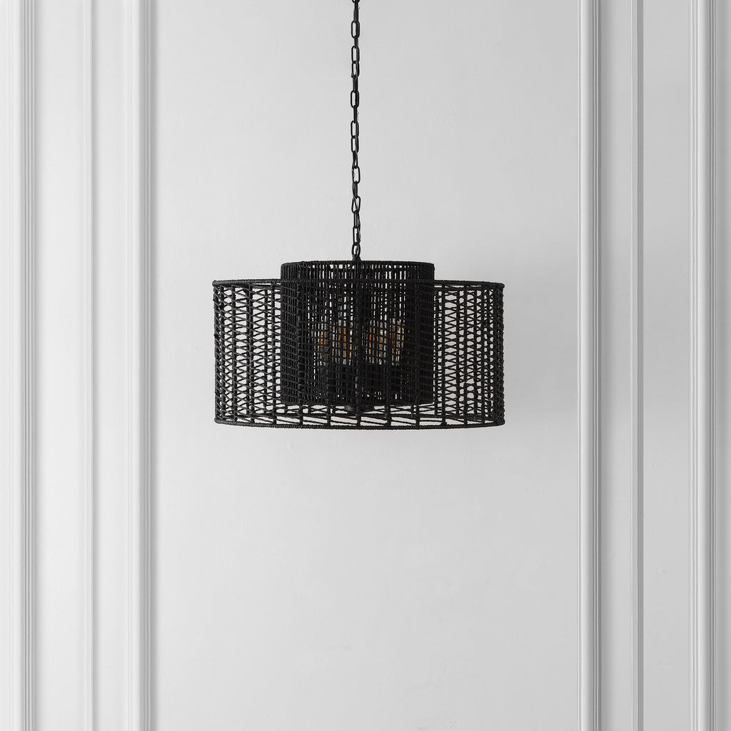 Safavieh Brynora 4 Light Extendable Pendant - Black