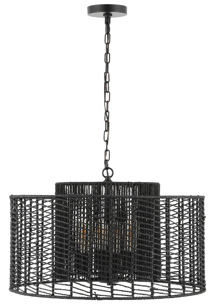 Safavieh Brynora 4 Light Extendable Pendant - Black