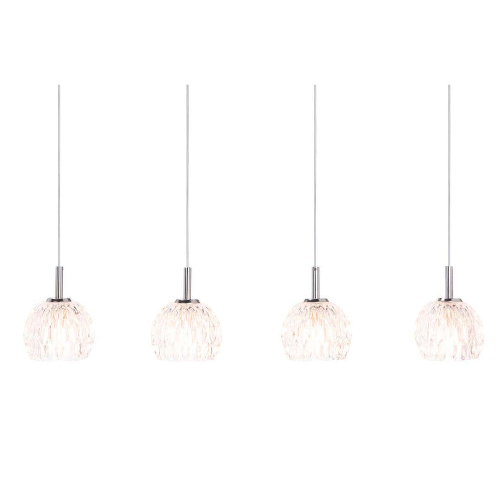 Safavieh Lanson Pendant-Chrome/Clear