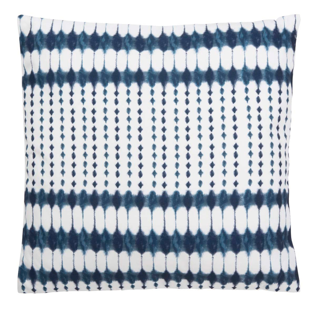 Safavieh Indoor/Outdoor Kenza Pillow - Navy/White