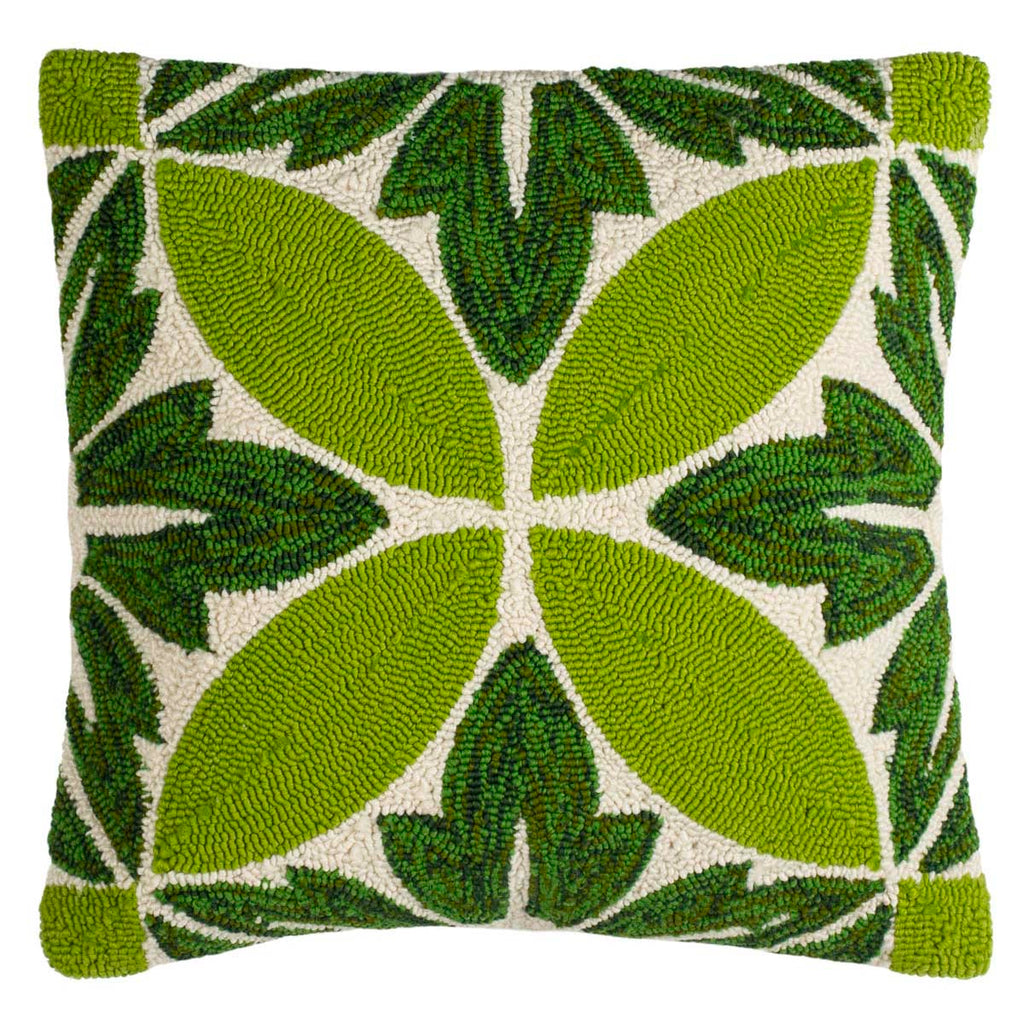 Safavieh Paradise Pillow - Green/White