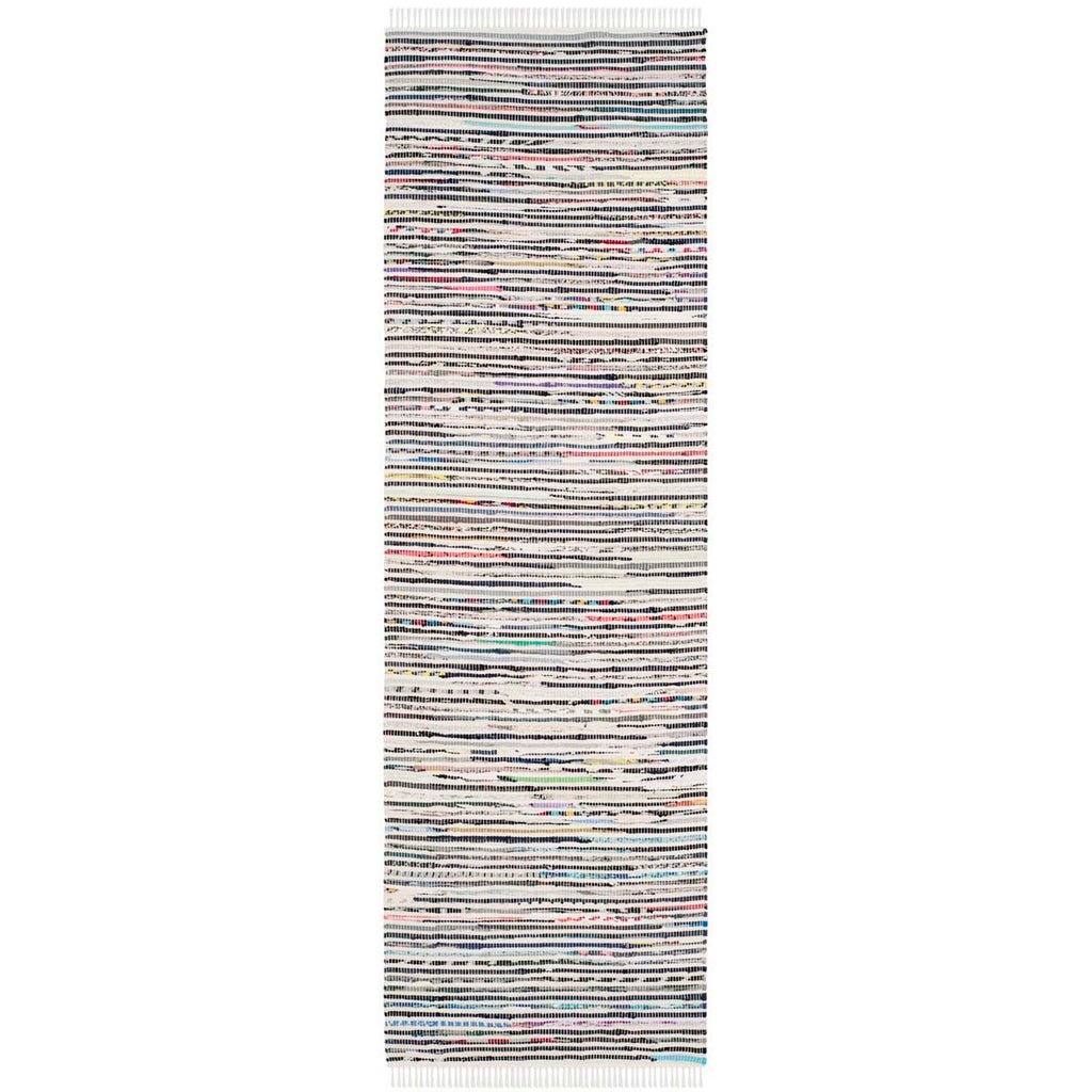 Safavieh Rag Rug Rug Collection RAR125B - Ivory / Multi