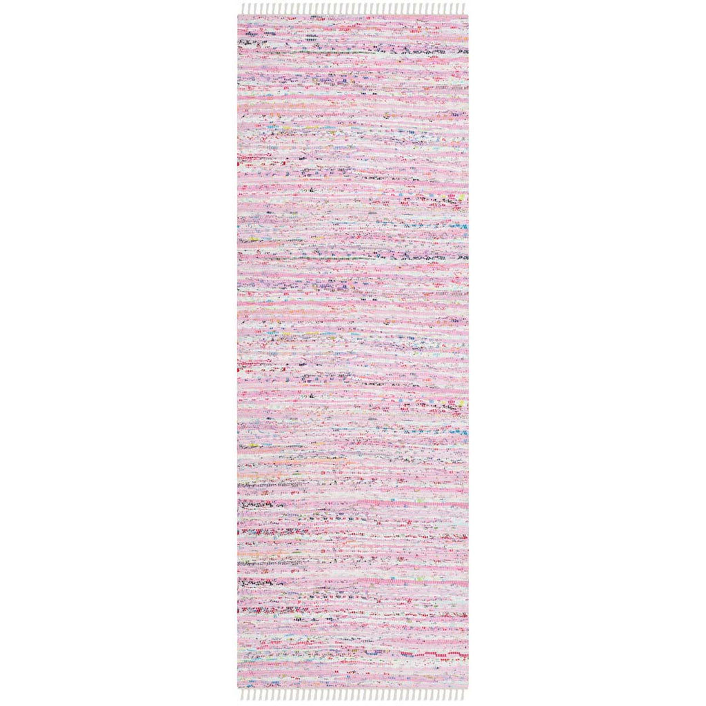 Safavieh Rag Rug Rug Collection RAR125E - Light Pink / Multi