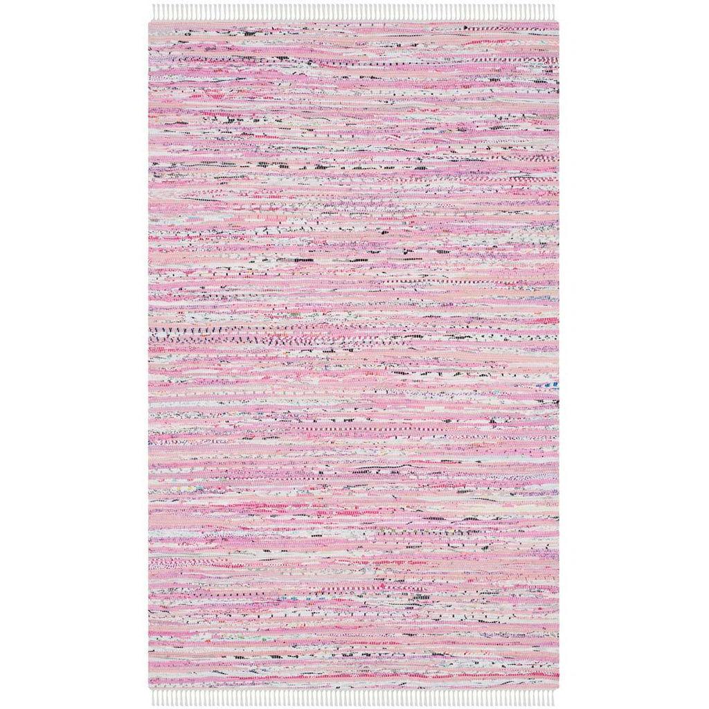 Safavieh Rag Rug Rug Collection RAR125E - Light Pink / Multi