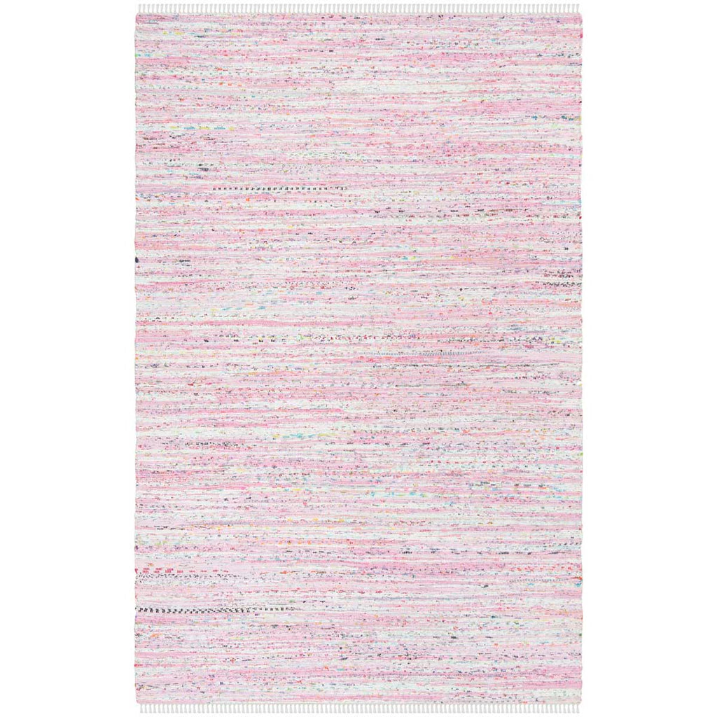 Safavieh Rag Rug Rug Collection RAR125E - Light Pink / Multi