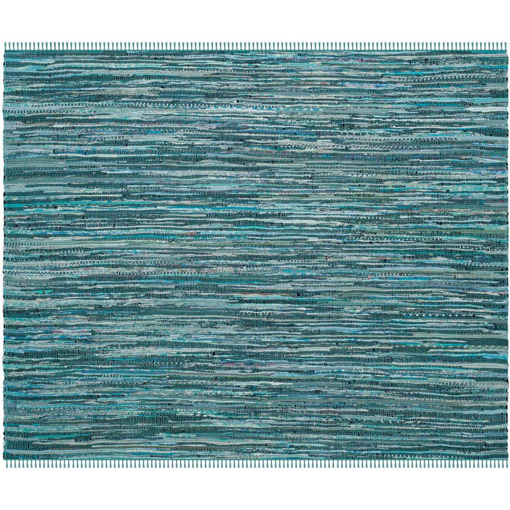 Safavieh Rag Rug Rug Collection RAR127C - Turquoise / Multi